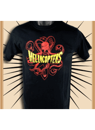 HELLACOPTERS - T-SHIRT, OLD STYLE OCTOPUS