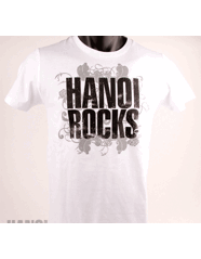 T-SHIRT - WHITE, LEAVES