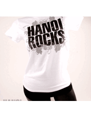 LADY T-SHIRT - WHITE, LEAVES