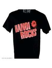 T-SHIRT - BLACK, NEW ROSE